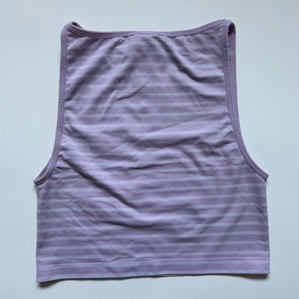 Cotton On Seamless High Neck Cami With Stripes Size M/L - Picture 3 of 4